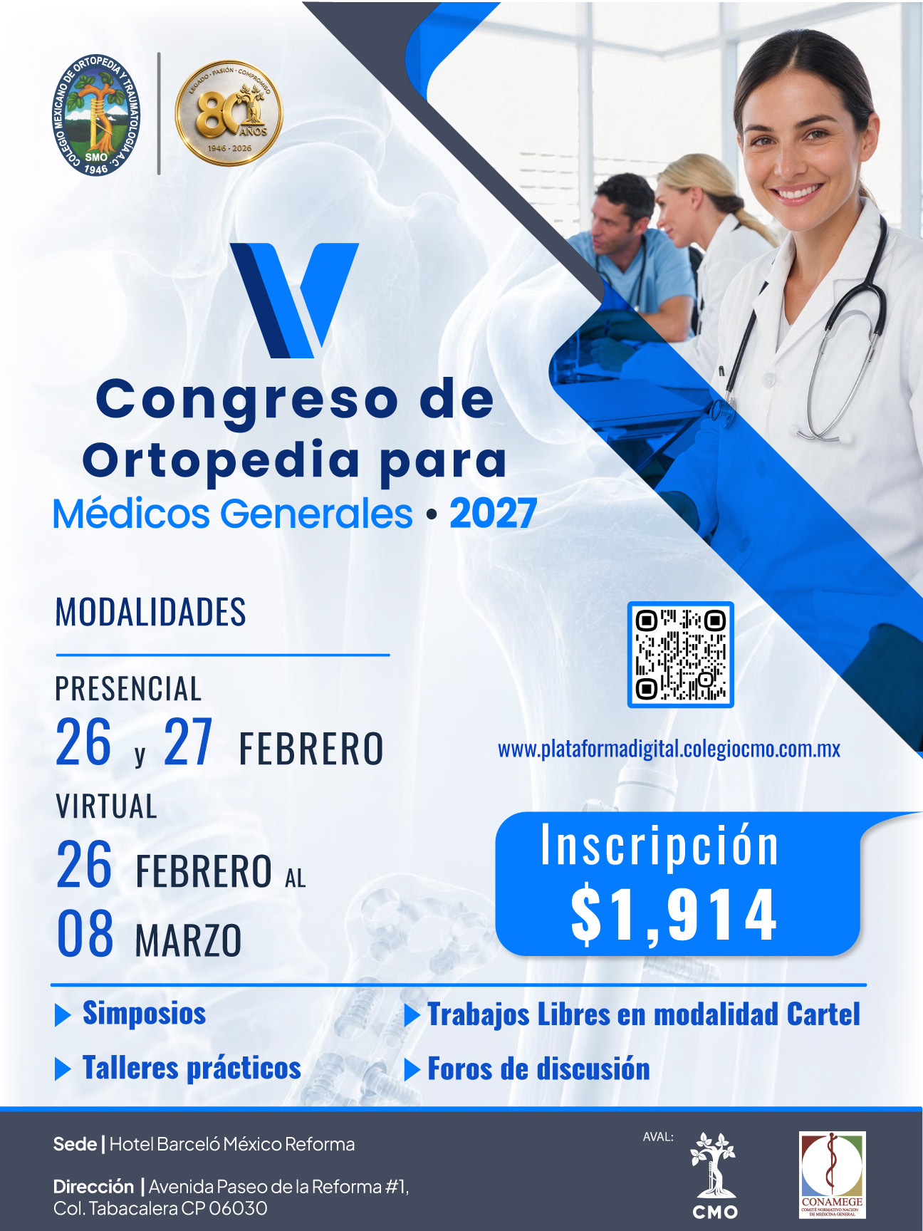 Cartel del Congreso para Médicos Generales 2027